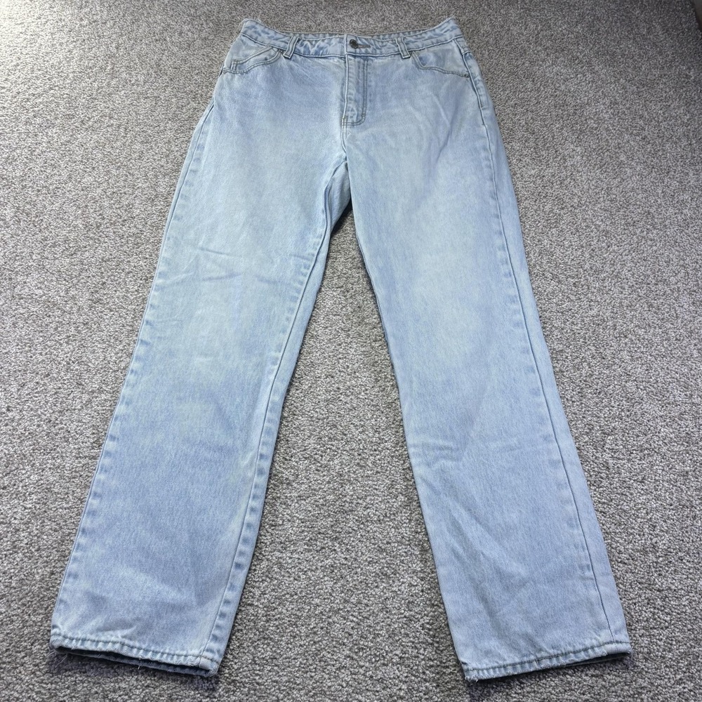Rolla's Original High Rise Straight Jeans Womens 28 Blue Light Wash Denim Pants